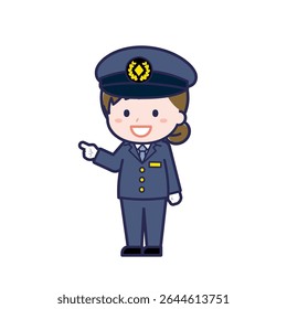 This is an illustration of a woman's "Driver".