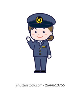This is an illustration of a woman's "Driver".