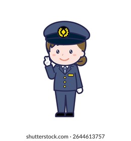 This is an illustration of a woman's "Driver".