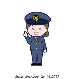This is an illustration of a woman's "Driver".