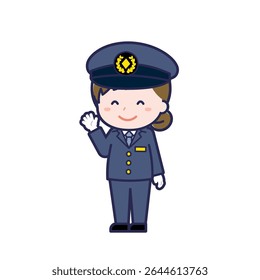 This is an illustration of a woman's "Driver".