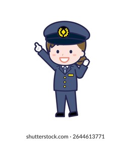 This is an illustration of a woman's "Driver".