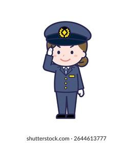 This is an illustration of a woman's "Driver".