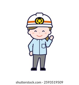 This is an illustration of a woman's "emergency personnel".