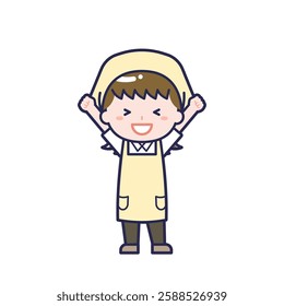 This is an illustration of a woman's "housekeeper".