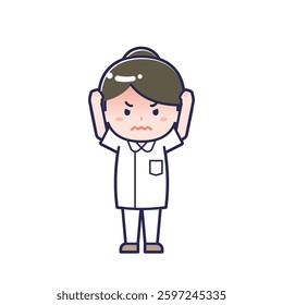 This is an illustration of a woman's "nurse".