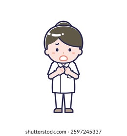 This is an illustration of a woman's "nurse".