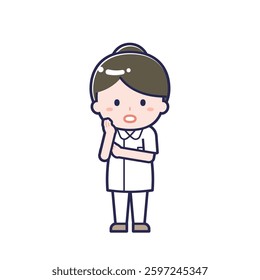 This is an illustration of a woman's "nurse".