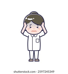 This is an illustration of a woman's "nurse".