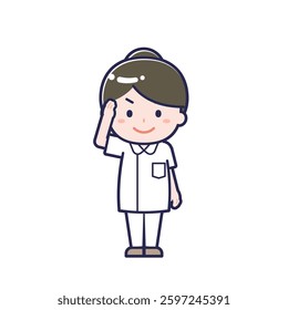 This is an illustration of a woman's "nurse".
