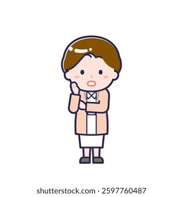 This is an illustration of a woman's "nurse".
