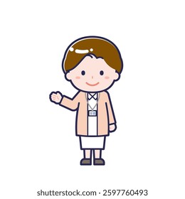 This is an illustration of a woman's "nurse".