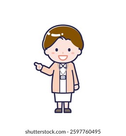This is an illustration of a woman's "nurse".
