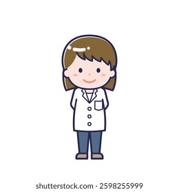 This is an illustration of a woman's "pharmacist".