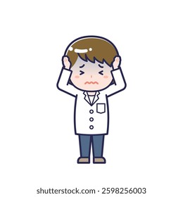 This is an illustration of a woman's "pharmacist".
