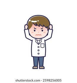 This is an illustration of a woman's "pharmacist".