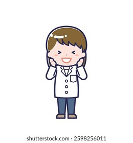 This is an illustration of a woman's "pharmacist".