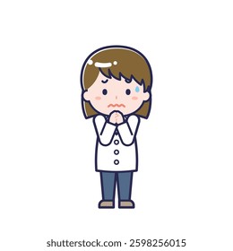 This is an illustration of a woman's "pharmacist".