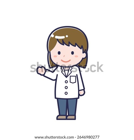 This is an illustration of a woman's 
