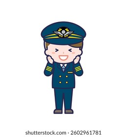 This is an illustration of a woman's "pilot".