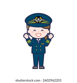 This is an illustration of a woman's "pilot".