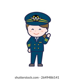 This is an illustration of a woman's "pilot".