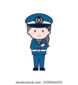 This is an illustration of a woman's "security guard".