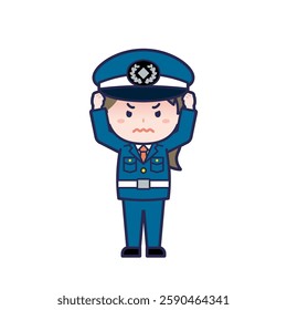 This is an illustration of a woman's "security guard".