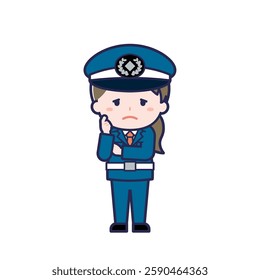 This is an illustration of a woman's "security guard".