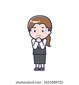Esta es una ilustración del "Servidor" de una mujer.