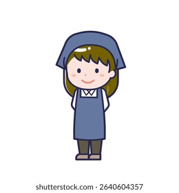 This is an illustration of a woman's "staff".