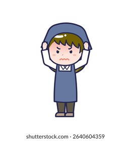 This is an illustration of a woman's "staff".