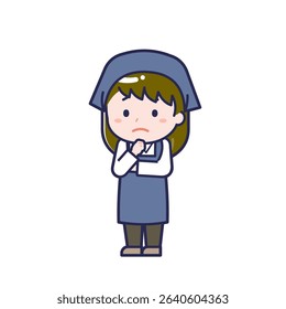 This is an illustration of a woman's "staff".