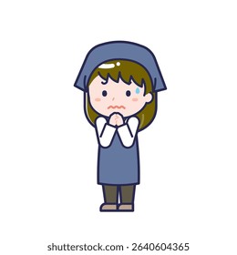 This is an illustration of a woman's "staff".