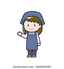 This is an illustration of a woman's "staff".