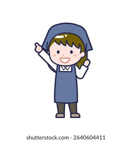 This is an illustration of a woman's "staff".