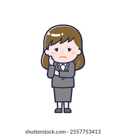 This is an illustration of a woman's "suit".
