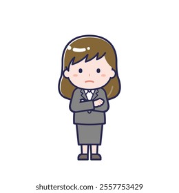 This is an illustration of a woman's "suit".