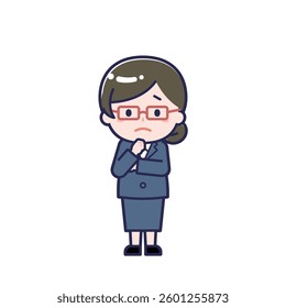 This is an illustration of a woman's "teacher".