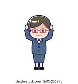 This is an illustration of a woman's "teacher".