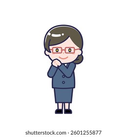 This is an illustration of a woman's "teacher".