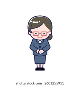 This is an illustration of a woman's "teacher".