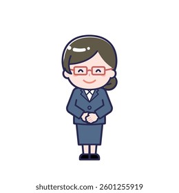 This is an illustration of a woman's "teacher".