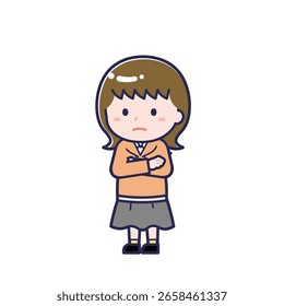 Esta es una ilustración de "Adolescentes vestidos de civil".