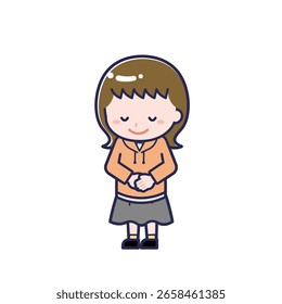 Esta es una ilustración de "Adolescentes vestidos de civil".