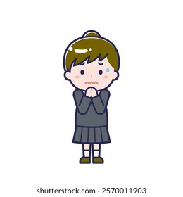 This is an illustration of a woman's "title".