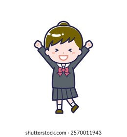 This is an illustration of a woman's "title".