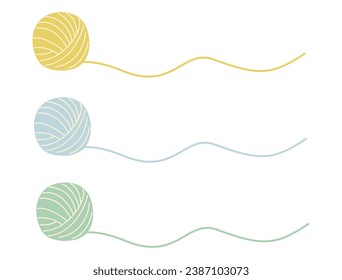 This is an illustration of yarn.