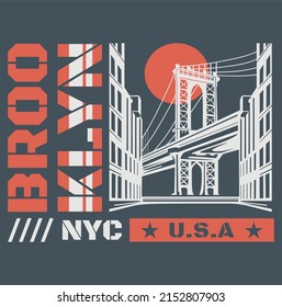this is an Illustrations landmark of Brooklyn
fully editable easily change the color and add text, this vector is suitable to be applied cutting stickers or sticker printing, screen printing for t shi