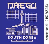 this is an Illustrations landmark of Daegu
fully editable easily change the color and add text, this vector is suitable to be applied cutting stickers or sticker printing, screen printing for t shirt,